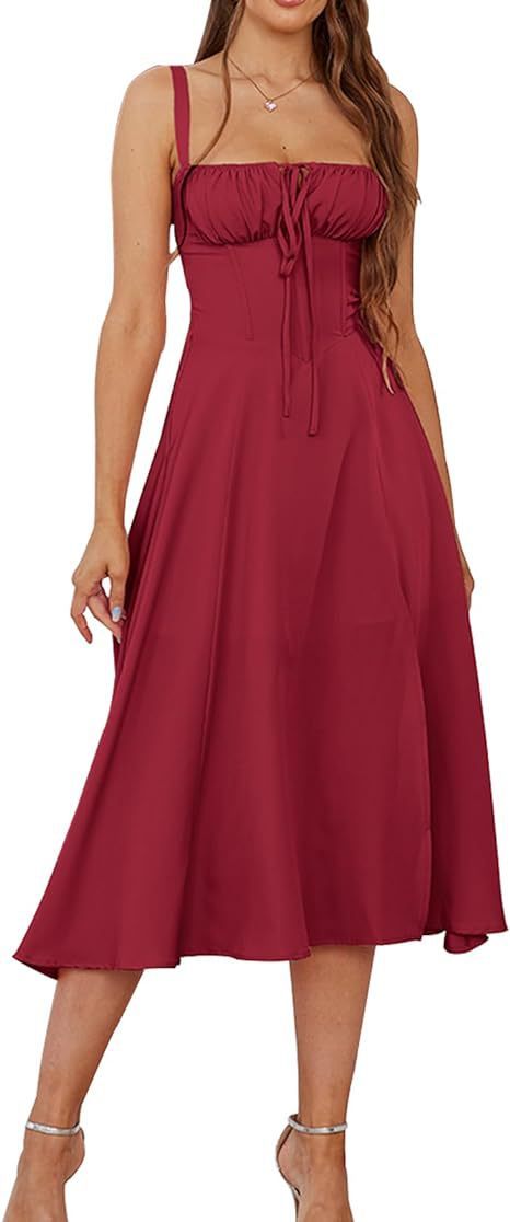 The "Enchanted" Corset Midi Dress